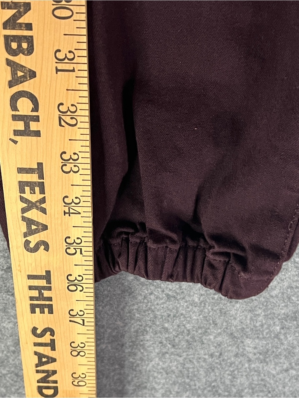 PAIGE Mayslie Jogger Plum Purple Pants Elastic Cuff Zip Ankle Women's 32 - Picture 15 of 15